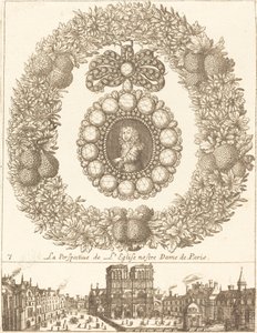 Perspektiva kostela Notre Dame de Paris
