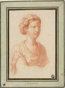 Busta ženy s turbanem od François Le Moyne