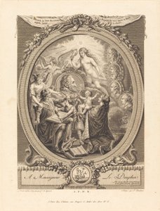Alegorie na počest Jindřicha IV od François Marie Isidore Queverdo and Jean Dambrun