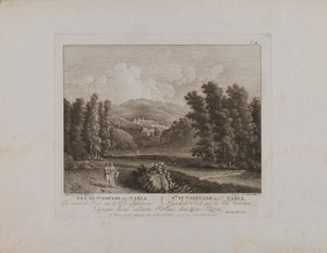 Vue de Vicovaro Anc. Varia (č. 1)