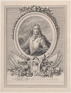 Portrét René Duguay-Trouin, generálporučík námořních armád krále, 1..., 1765-1807. od François Nicolas Barthélemy Dequevauviller