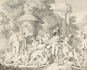 Bachnal, K. 1710-40. od François Roëttiers