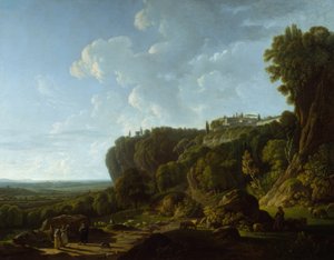 Římská Campagna (pohled z Tivoli) od François Sablet