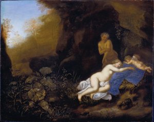 Jupiter a Antiope od François Verwilt