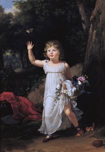 Francouzsky: Portrait du jeune Edgar Clarke Portrait du jeune Edgar Clarke od Francois Xavier Fabre