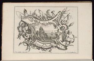 Kazeta s mladými Tritony, Kniha nepravidelných kazet od François de Cuvilliés the Elder