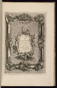Design pro rám a kartuši od François de Cuvilliés the Elder