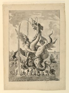 Design pro Grand Trianon ve Versailles od François de Cuvilliés the Elder