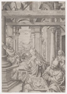 Klanění pastýřů, ca. 1522-25.