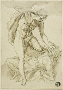 Kain zabíjí Ábela od Frans Floris I