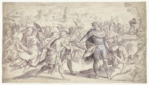 Joshua posílá posly k Ai Historie Joshuy (název série) od Frans Francken (I)