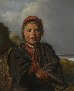 Chlapec rybář. Kolem 1630-33 od Frans Hals