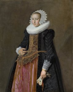 Portrét Aletty Hanemansové (1606-1653) od Frans Hals
