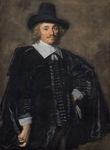 Portrét gentlemana, 16501652. od Frans Hals