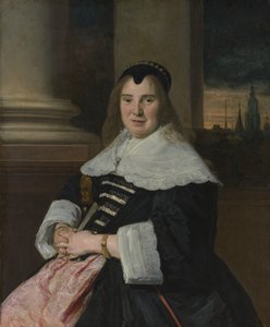 Portrét ženy, ca. 1650, přepracován pravděpodobně 18. stol. od Frans Hals