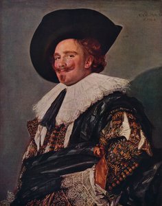 Smějící se kavalír, 1624