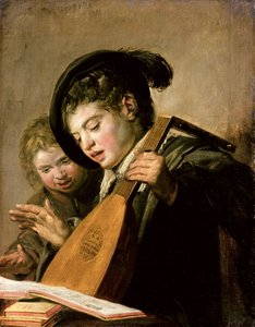 Zpívající chlapci od Frans Hals