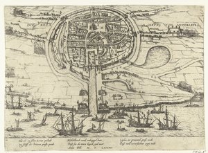 Obležení Middelburgu, 1574 od Frans Hogenberg