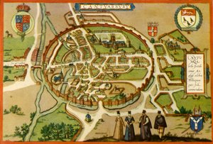 „Plán Canterbury v šestnáctém století“, 1943. od Frans Hogenberg