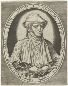 Portrét Eleonory Habsburské Portréty králů, královen, princů a princezen (název série) od Frans Huys