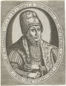 Portrét Zikmunda II srpna Portréty králů, královen, princů a princezen (název série) od Frans Huys