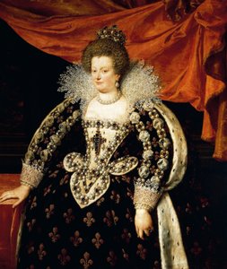 Celovečerní portrét Marie de Medici (Florencie od Frans II Pourbus