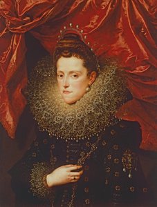 Portrét Eleonory de Medici, vévodkyně z Mantovy (olej na plátně) od Frans II Pourbus
