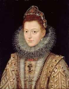 Portrét Isabelly Clara Eugenia (1566-1633) kolem roku 1599 od Frans II Pourbus