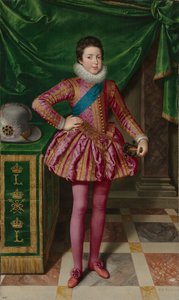 Portrét francouzského krále Ludvíka XIII., 1611 od Frans II Pourbus