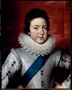 Portrét Ludvíka XIII., krále Francie a Navarry, kolem roku 1616 (malba) od Frans II Pourbus