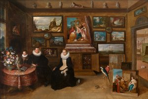 Sbírka obrazů Sebastian Leerse, c.1610 (olej na panelu)