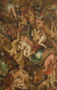 The Fall of the Damned (olej na panelu)