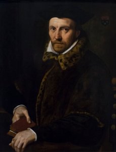Portrét Dom Andrease Boulingiera, kolem roku 1580 (olej na dubovém dřevě) od Frans I Pourbus
