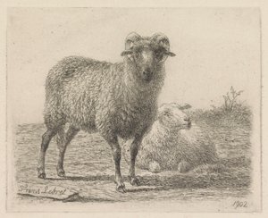 Ram a ovce od Frans Lebret