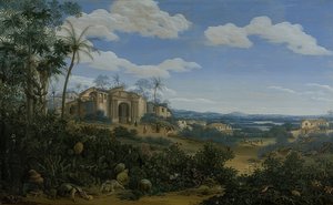 Pohled na Olinda, Brazílie. 1662