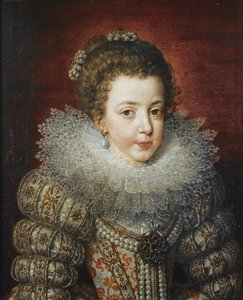 Portrét Alžběty Francouzské 1602-1644, manželky španělské královny