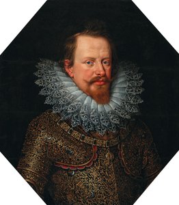 Portrét Vincenza Gonzagy 1562-1612, vévody z Mantovy, počátek 17. od Frans Pourbus the Younger