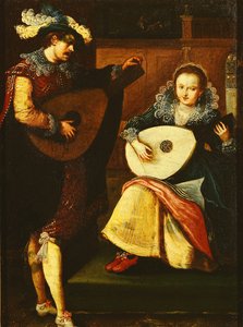 Pět smyslů: Sluch od Frans Pourbus the Younger