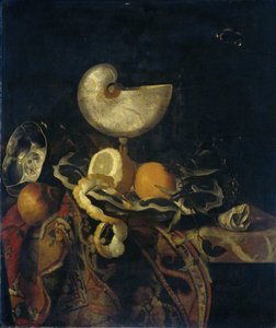 Zátiší s pohárem Nautilus od Frans Sant Acker