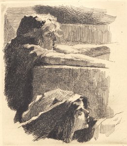 Vzorový talíř: fragment "zlých panen" od Frans Schwartz
