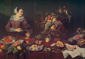 La Vendedora De Frutas, Prodavačka ovoce, 1636, c1934 od Frans Snyders or Snijders