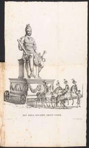 Obří dědeček v Procesí pro Saint Rumbold, 1825 Den Reuse, nazývaný Grand-Father (název na objektu)