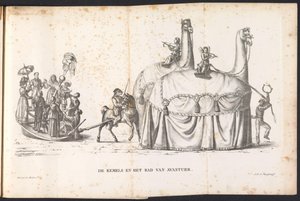 Dva velbloudi a kolo štěstí, 1825 The Kemels and the Wheel of Avantuer (název na předmětu)