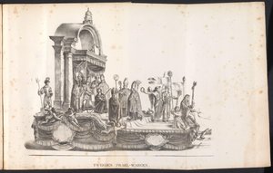 Druhý plavák v procesí pro Saint Rumbold, 1825 Tweeden Prael-waegen (název na objektu)