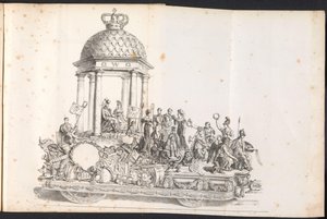 Pátý plavák v průvodu pro Saint Rombout, 1825