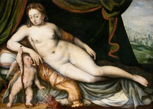 Venuše a Amor, kolem roku 1560