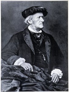 Richard Wagner - portrét Franze Hanfstaengla od Franz (after) Hanfstaengl