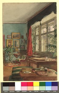 Ateliér malíře Franze Alta v ulici Skodagasse 11