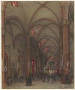 Interiér Duomo ve Veroně od Franz Alt