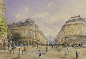Rue de la Paix, Paříž, 1886